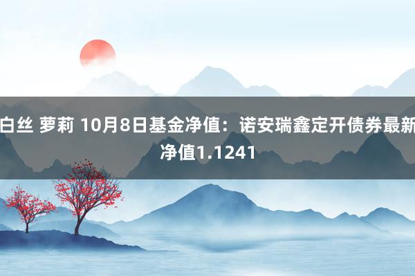 白丝 萝莉 10月8日基金净值：诺安瑞鑫定开债券最新净值1.1241