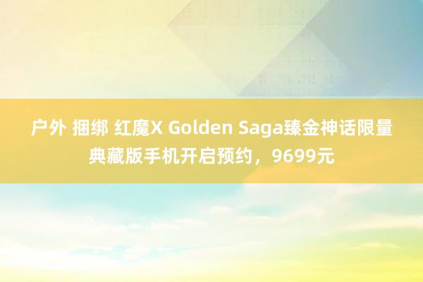 户外 捆绑 红魔X Golden Saga臻金神话限量典藏版手机开启预约，9699元