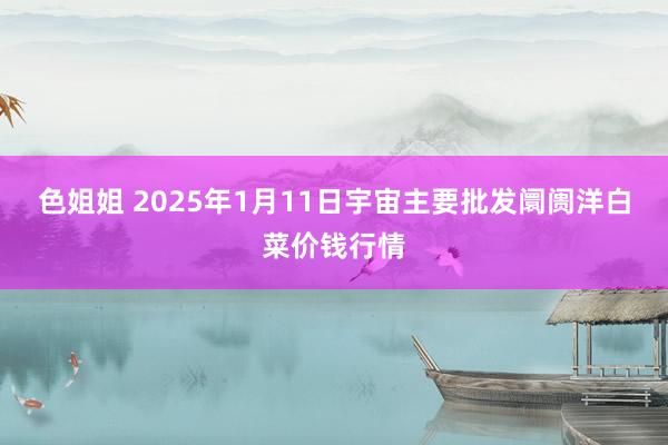 色姐姐 2025年1月11日宇宙主要批发阛阓洋白菜价钱行情